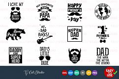 Father&#039;s Day SVG Bundle, fathers day svg, Files for Silhouette Cameo or Cricut, Commercial &amp; Personal Use. Product Image 1