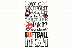 Softball SVG Files Baseball Mom SVG Files Digital Vector Art Printable Clipart DXF EPS PNG JPG Cut Files SVG for Circuit Design Files Silhouette DXF for Cameo SVG Cut Files Commercial Use  Product Image 1