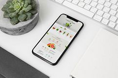 iPhone X Mock-Up Office Style Product Image 5