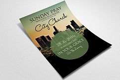 City Revival Church Flyer Template Product Image 3