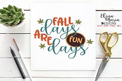 Fall Days Are Fun Days SVG, Fall SVG Product Image 2