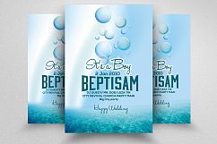 Baby Baptism Flyer Product Image 1
