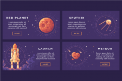 Space research banner set Product Image 3