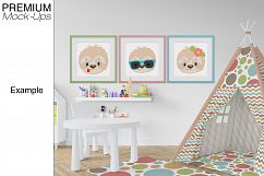 Kids Teepee, Pouf, Wall &amp; Frames Set Product Image 20
