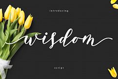 Wisdom Script Product Image 1