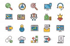 SEO and web optimization icons set Product Image 6