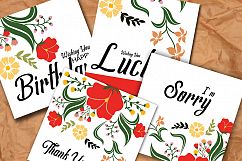 Square Birth Day Wishing Cards Product Image 2