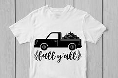 Fall Y&#039;All - Thanksgiving SVG EPS DXF PNG Cutting Files Product Image 2
