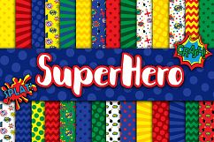 Superhero Digital Paper Product Image 1