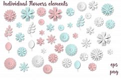Horses, flowers &amp; love (part #2)– Vector Paper Art Style Product Image 3