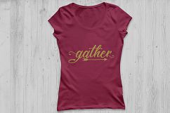 gather Svg, Fixerupper Svg, Gather Stencil, Gather Sign Svg. Product Image 2