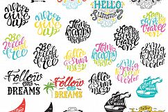 Handwritten travel &amp; summer lettering Product Image 8