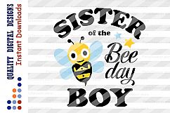 Birthday Boy svg Sister of the BEE day Boy SVG files decor Product Image 2