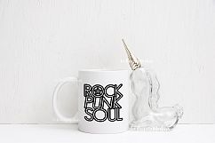 White coffee 11oz mug mock up unicorn decor rustic background PSD Product Image 4