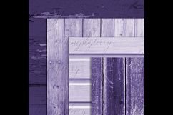 42 Ultra Violet Wood Texture Digital Papers, Barn Wood Paper Product Image 7