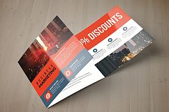 Business Solution Square Trifold Brochure Product Image 2