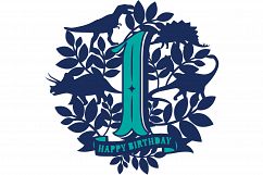 Happy Birthday 1 Dinosaur Product Image 1