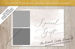 Photo Gift Card Template for Adobe Photoshop - Layered PSD Template - Design #47 Product Image 5