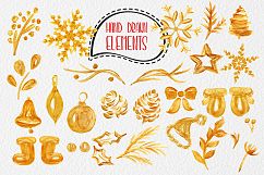 Merry Christmas Hand Draw Lettering Objects Product Image 7