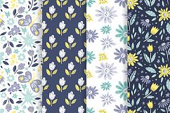 Meadow - 50 vector seamless patterns Product Image 11