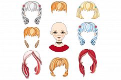 Hair KREATOR. Girl. Avatar.  Product Image 2