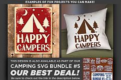 Happy Camper SVG - Camper Sign - Camper Decor - 756 Product Image 2