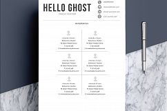 Modern Resume Template 4 Pages Design Product Image 6
