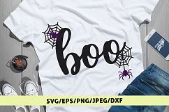 Boo - Halloween SVG EPS DXF PNG Cutting Files Product Image 1