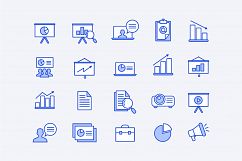 Blue Corporate Icons Product Image 1