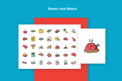 Foodie - Food Hand Drawn Icons Product Image 3