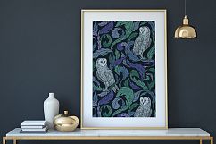 Owls &amp; Floral patterns Product Image 8
