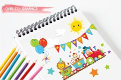 Circus Party Train  graphics and illustrations Product Image 3