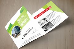 Business Solutions Consultant Square Trifold Brochure Product Image 2