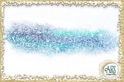 Brush Strokes in Blue and Rose Gold - Digital Clipart 21 of beautiful PNG files Product Image 2