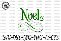 Noel SVG, DXF, JPG, PNG, AI, EPS Product Image 1