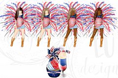 4th Of July Clipart, Independence Day Graphics, USA Clipart Product Image 9