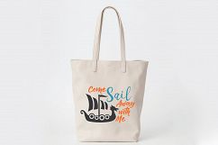 Come Sail Away With Me SVG - Viking SVG Cut File - DXF EPS Product Image 7