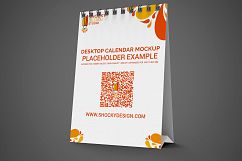 Desktop Calendar A6 Mockup Product Image 5