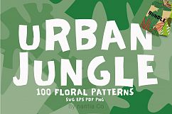 100 Urban Jungle Patterns-Bundle Product Image 1