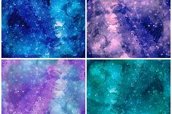 Watercolor Space Seamless Textures Product Image 5