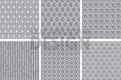 Geometric Digital Paper, Seamless pattern, Scrapbook paper Product Image 3