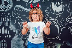 Halloween Kids T-Shirt Mock-Up Product Image 6