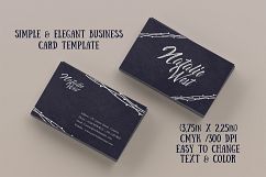 Elegant business card template Product Image 1