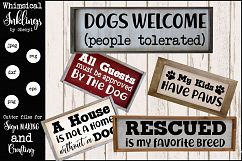 All Dogs Welcome SVG Set Product Image 1