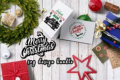 12 Merry Christmas Quote SVG Design Bundle Vol 1. Product Image 1