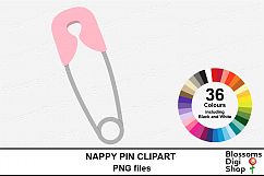 Nappy Pins Clipart Product Image 1