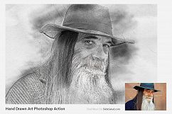 Hand Drawn Art Photoshop Action Product Image 12