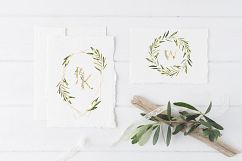 Grace &amp; Glory Botanical Alphabet Olive Watercolor Product Image 7