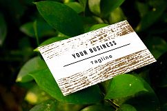 Gold Paint Strokes Business Card Template Product Image 4