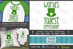 World&#039;s Tallest Leprechaun SVG - Kids St Patricks Day - 1072 Product Image 1